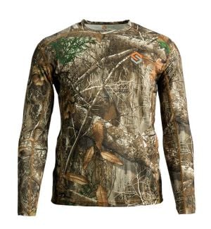 Featherweight Crew Tee-Realtree Edge front