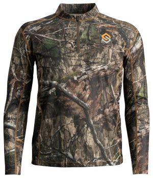 Featherweight 1/4 Zip-Mossy Oak Country DNA front