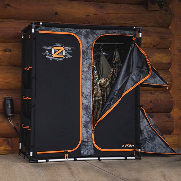 ozone, oz gear chamber, ozone generator, ozone clean, ozone cleaning, scent control, whitetail hunting, deer camp, scent control tips