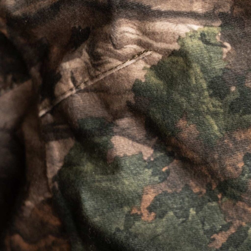 Brushed tricot outer fabric