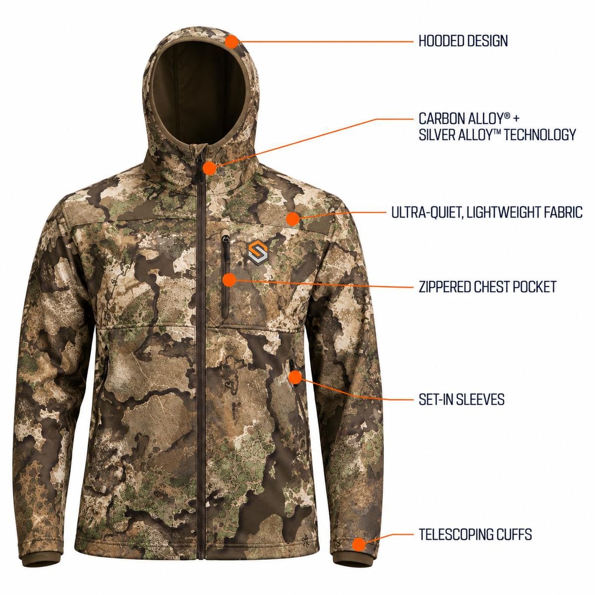 Silentshell Jacket | Lightweight Quiet Hunting Jacket | ScentLok
