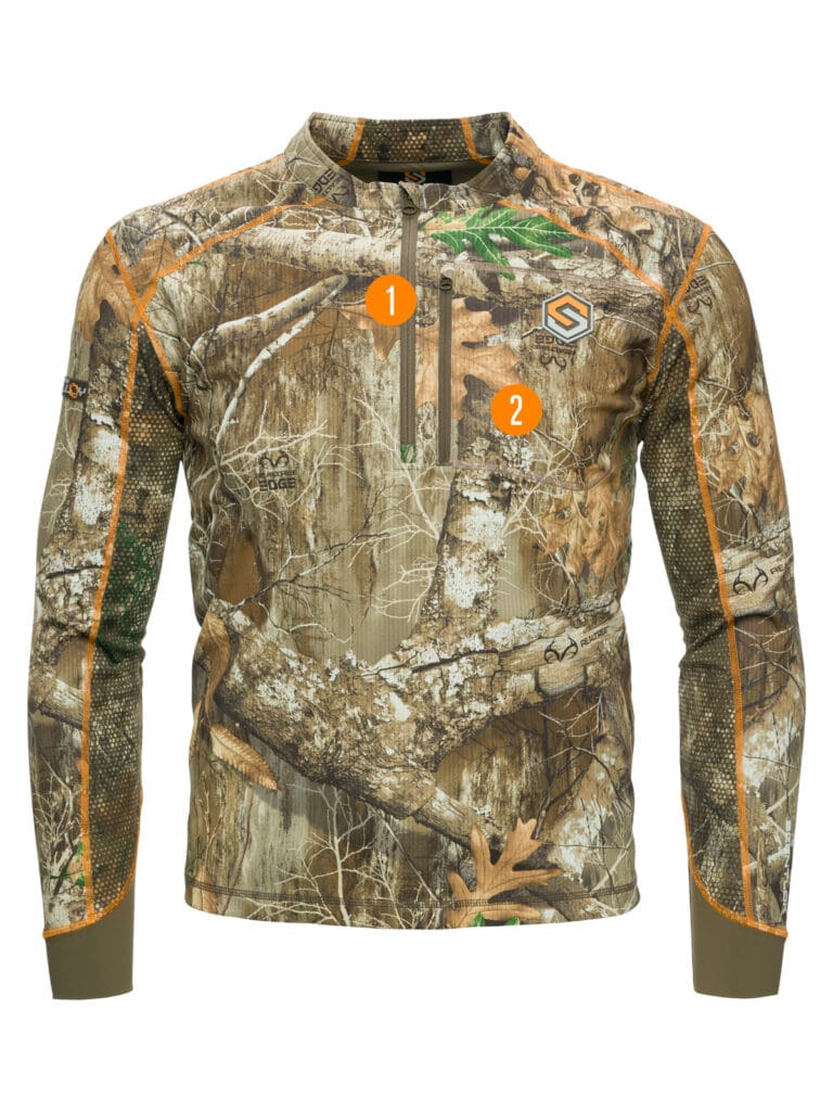 Savanna Aero Attack V2 1/4 Zip Realtree Edge