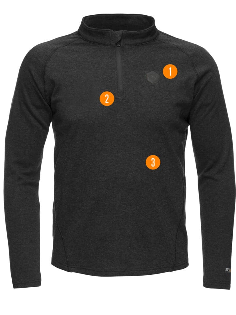 Be:1 Trek Base Blackout Series Merino Wool Shirt