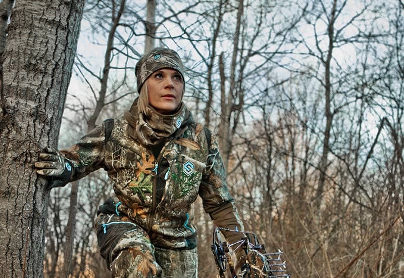 Women's Slouch Beanie Camo Hunting Hats for Cold Weather ScentLok