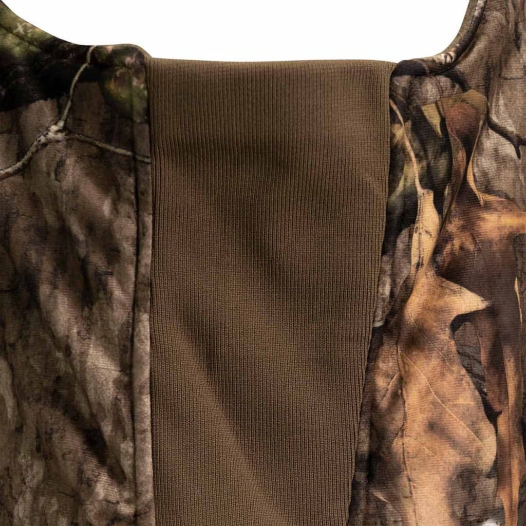 Rib-knit side waist