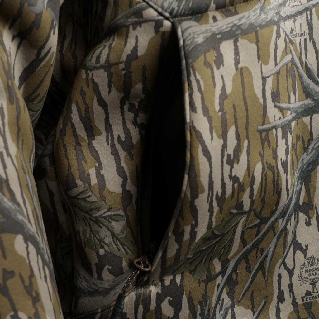 Kangaroo pouch pocket