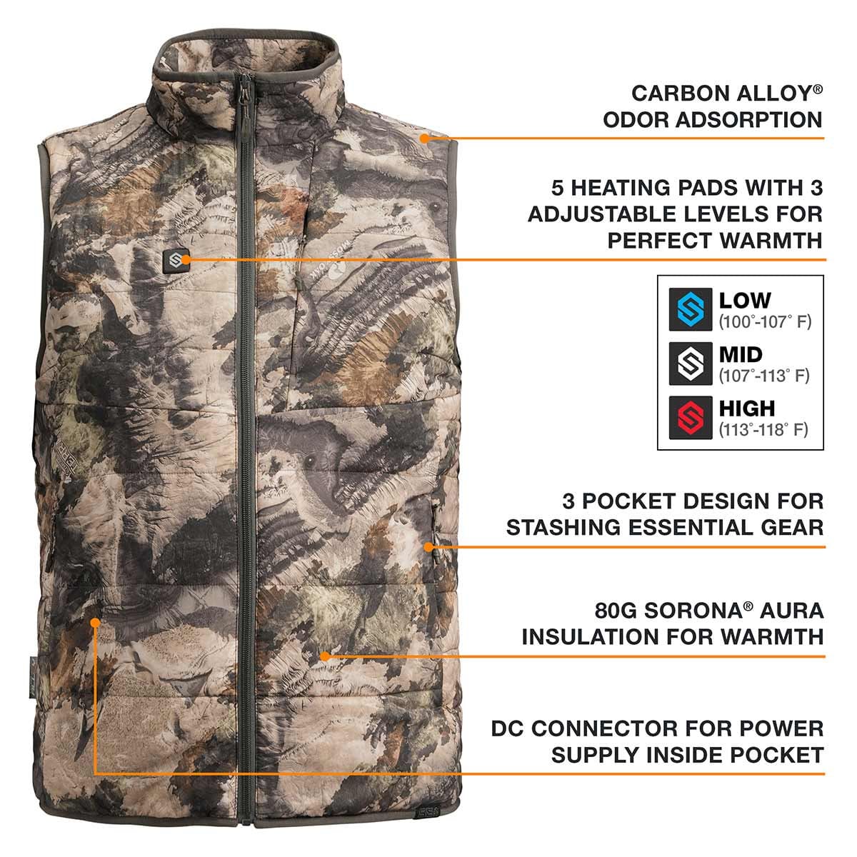 BE:1 Reactor Puffy Heated Vest | Scentlok Technologies