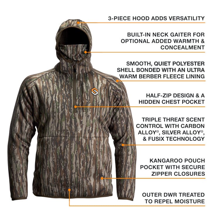 Ridge hoodie callouts