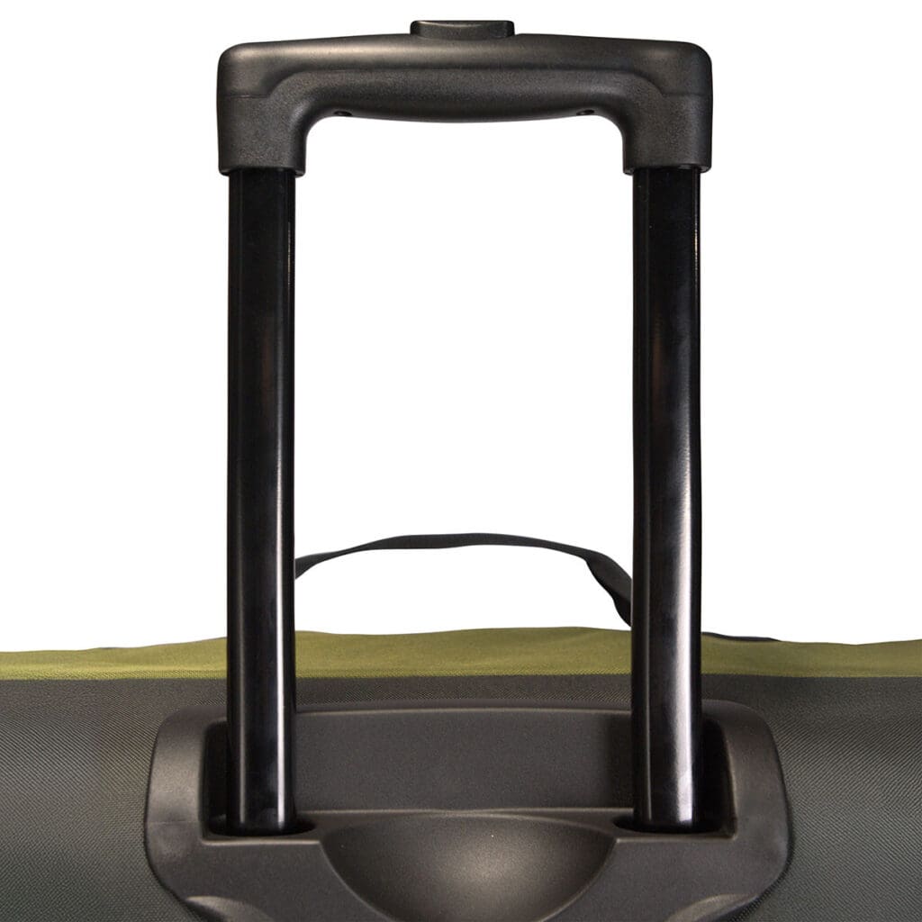 Extendable handle & durable wheels 